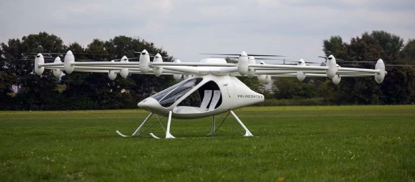 Volocopter: Τα ιπτάμενα ταξί που ετοιμάζεται να υποδεχτεί το αεροδρόμιο της Ρώμης (φώτο)